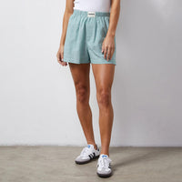 Monrow - Monrow Stripe Poplin Oversized Short