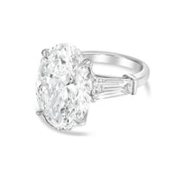 Diana M Jewels - Women's Oval & Baguette Lab-Grown Diamond Ring (3.00 Ct) - Signature