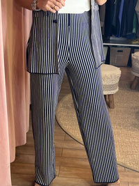 Aurora - Carly Striped Vest and Pants Set