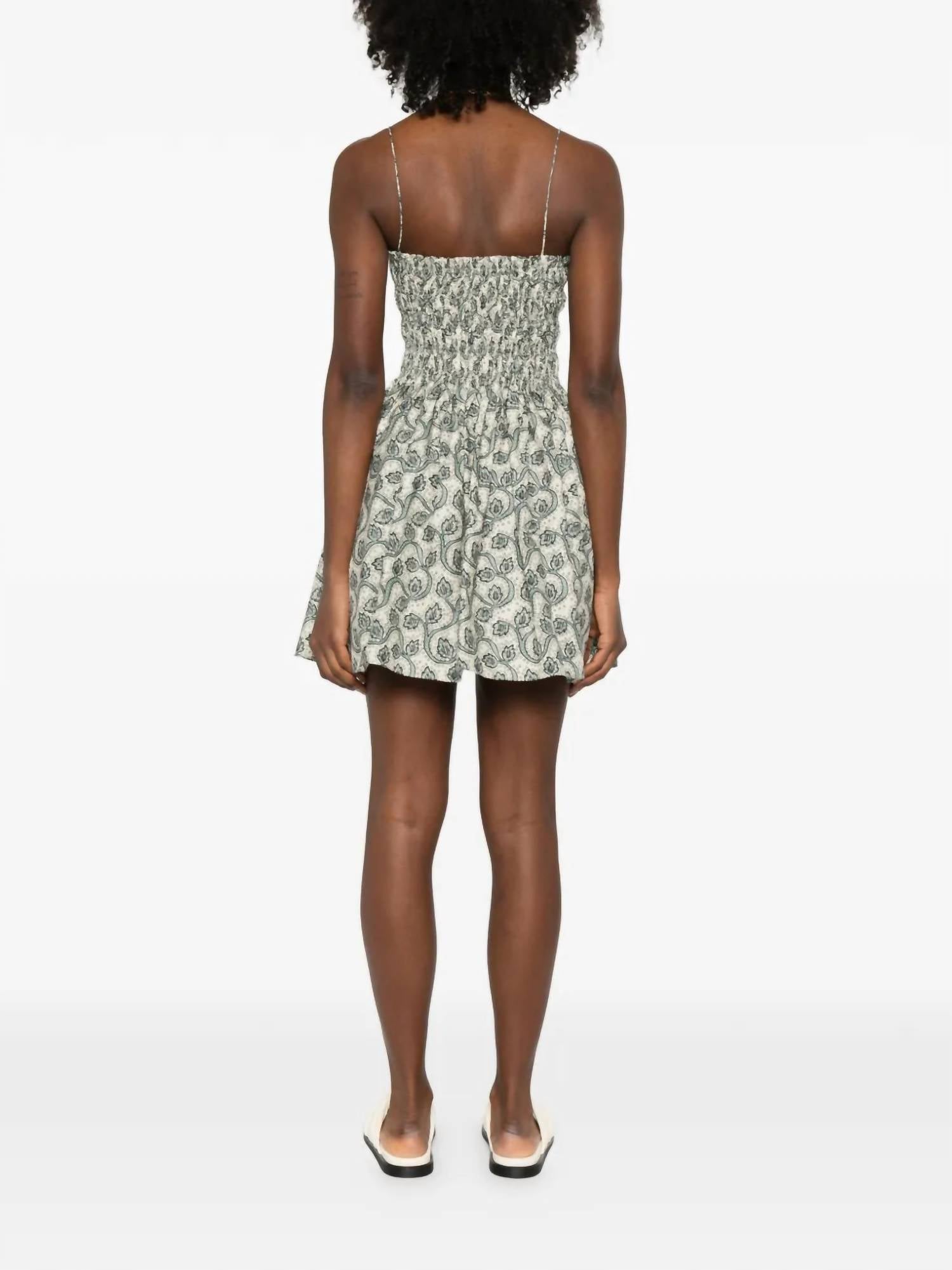 Matteau - Shirred Bodice Mini Dress