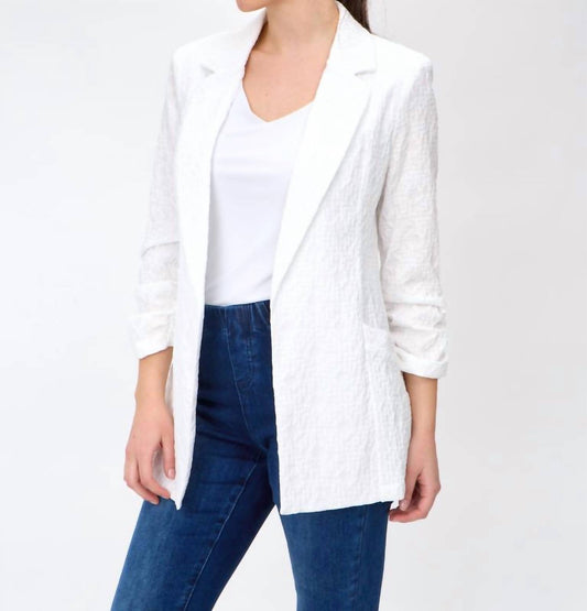 Joseph Ribkoff - Woven Boxy Blazer