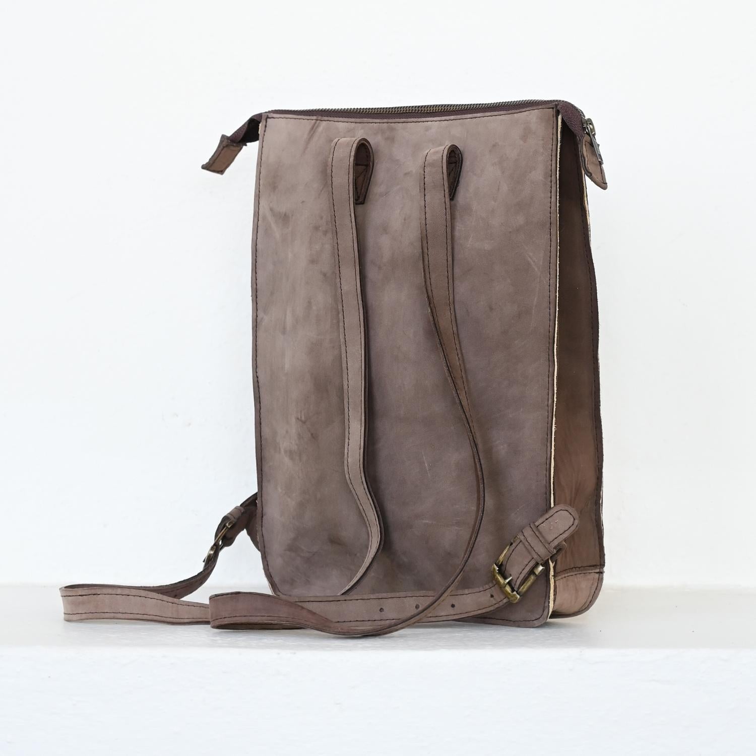 Mz Made - Women's Artisan Made Slim Leather Backpack