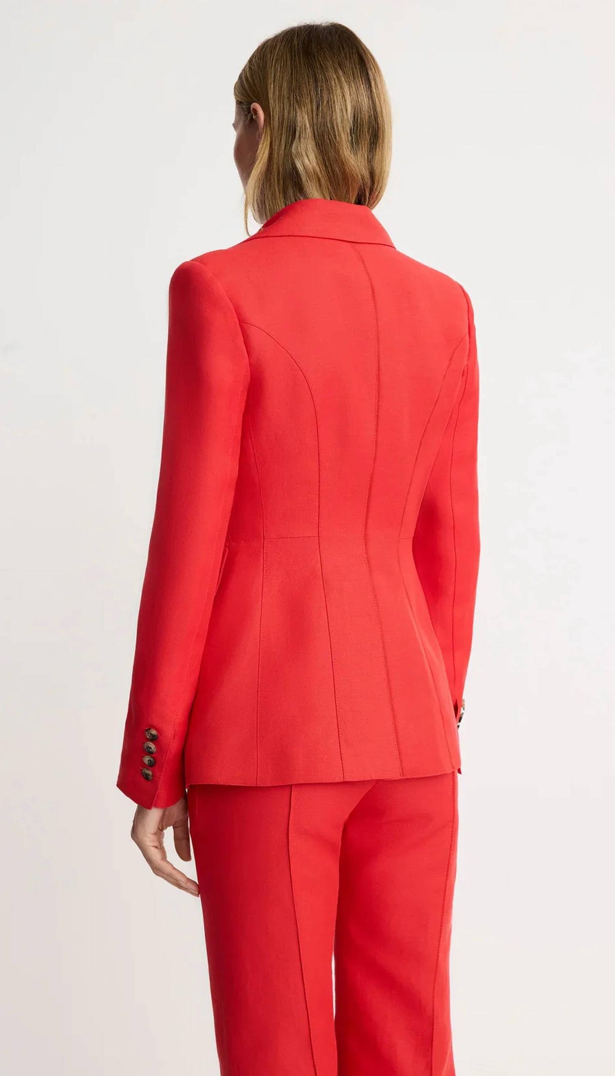 Smythe - Seamed Long Sleeve Blazer