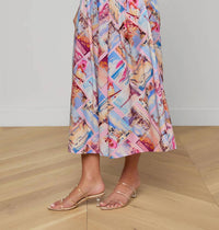 L'Agence - Seina Poplin Midi Skirt