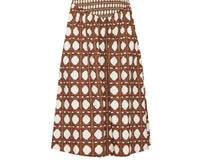 Misa Los Angeles Roxie Midi Dress in choco rattan pop mix - women's dress - view 4