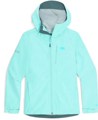 OUTDOOR RESEARCH Aspire Ii Jacket in calcite - women's top - detail view