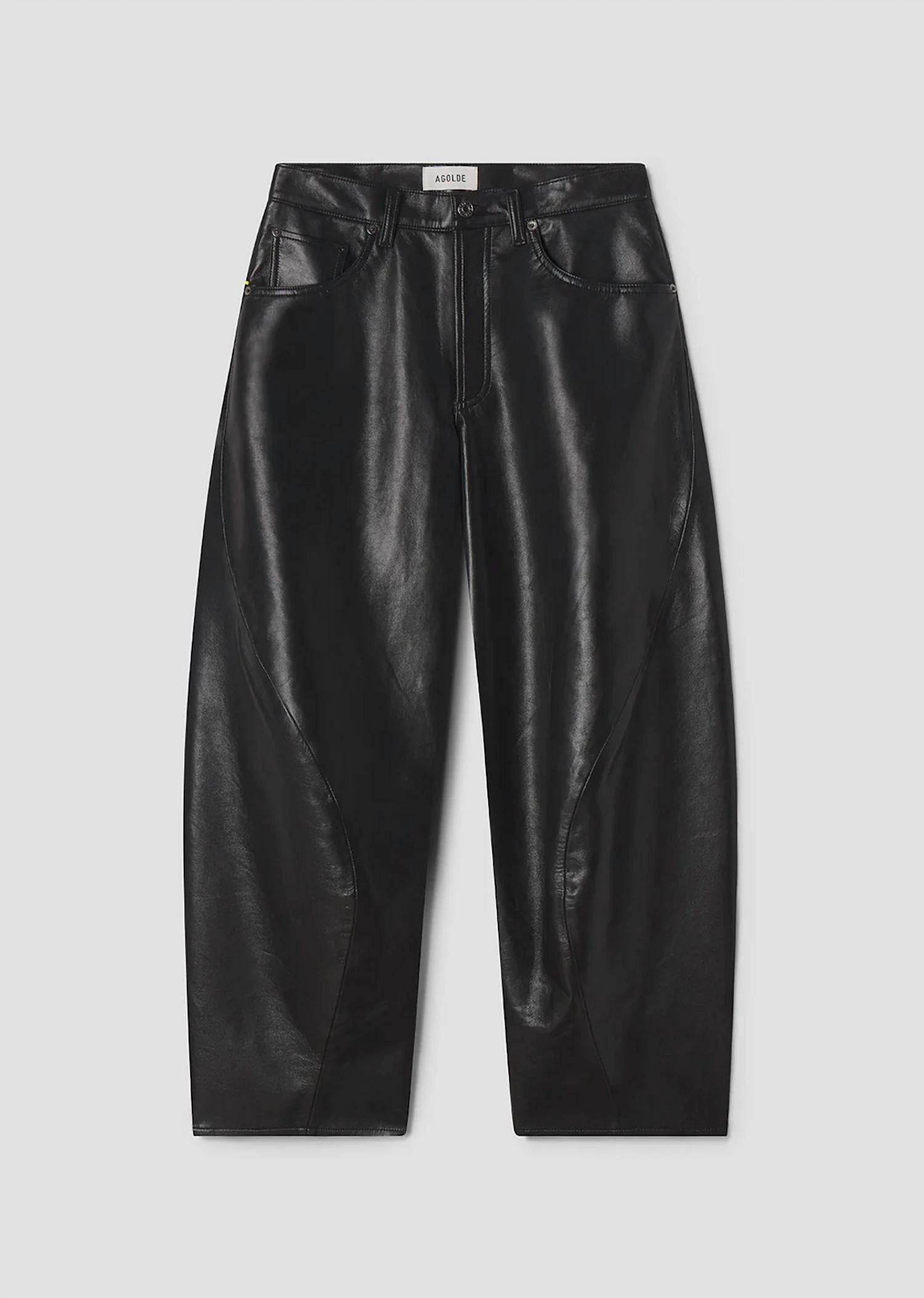 Agolde - Recycled Leather Twist Jean