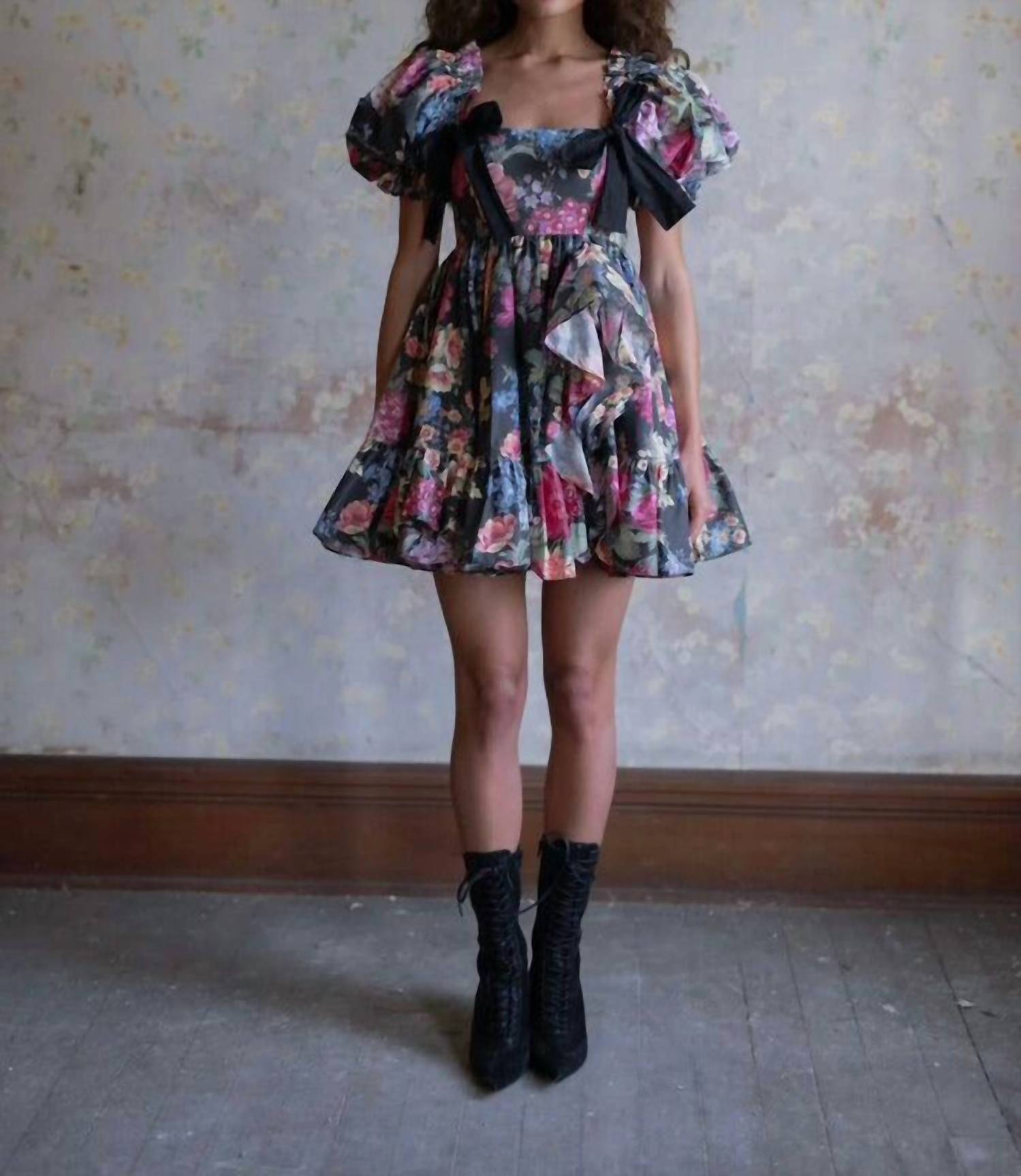 Selkie - Puck Buttercream Mini Dress