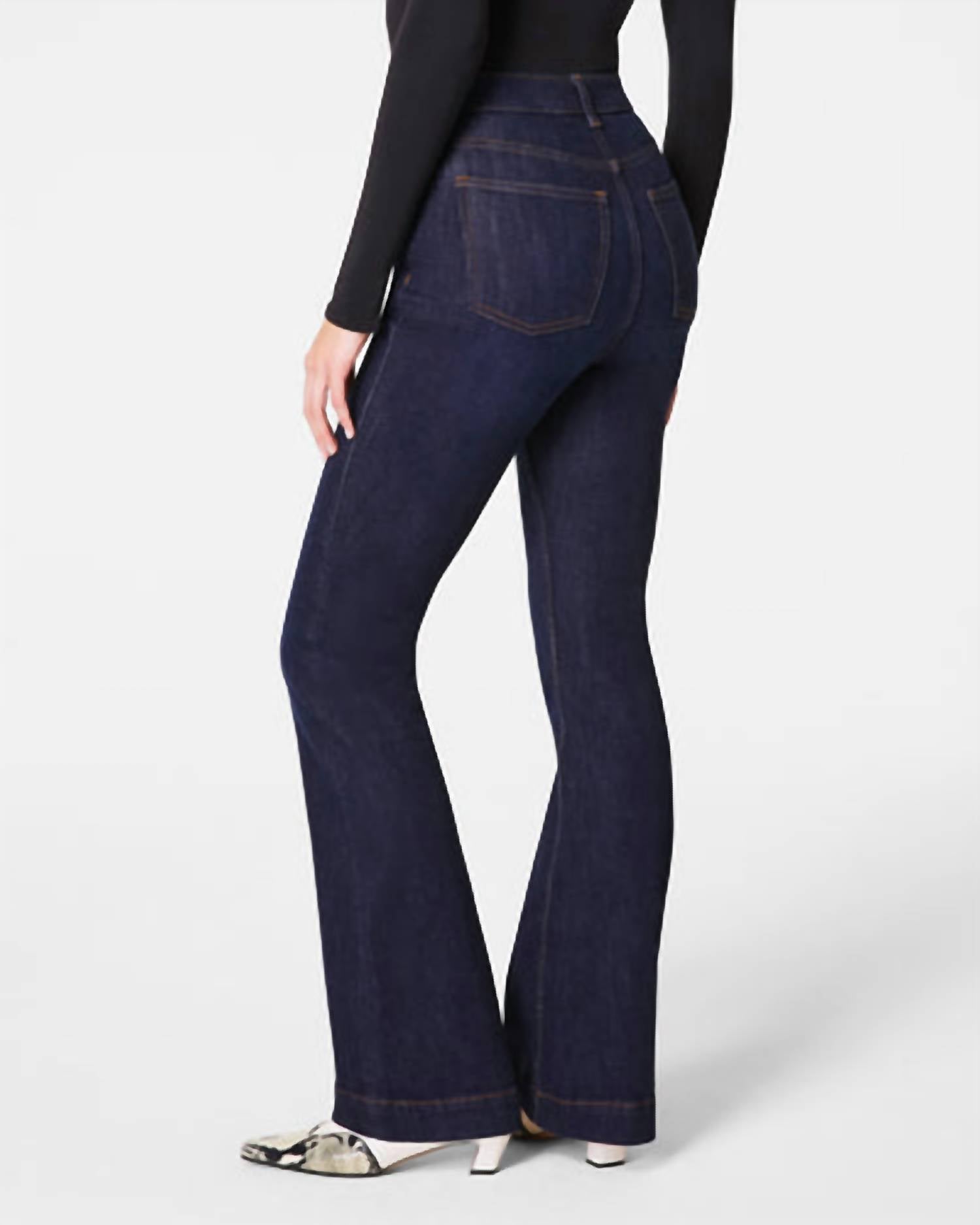 Spanx - High-rise Sculpting Flare Jeans With Tummy Control