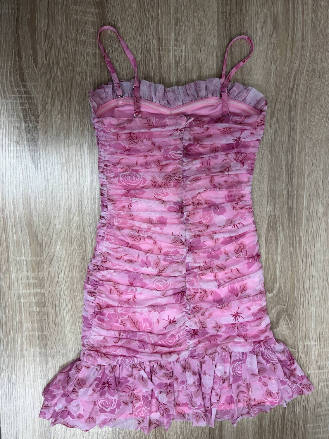 Katie J Nyc - Kids Tween Bobbi Mesh Ruffle Dress