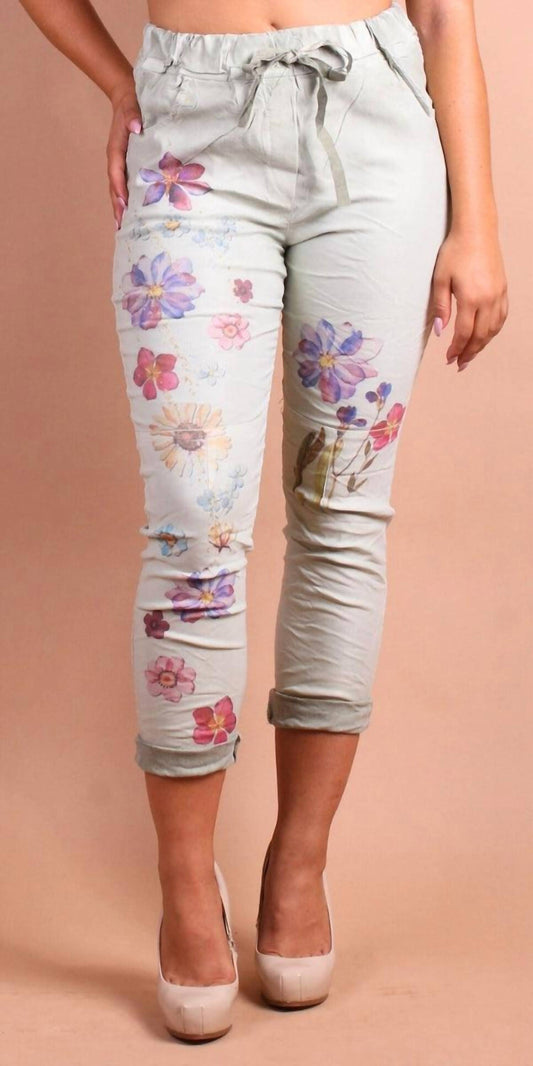 Gigi Moda - Veneto Floral Skinny Pants