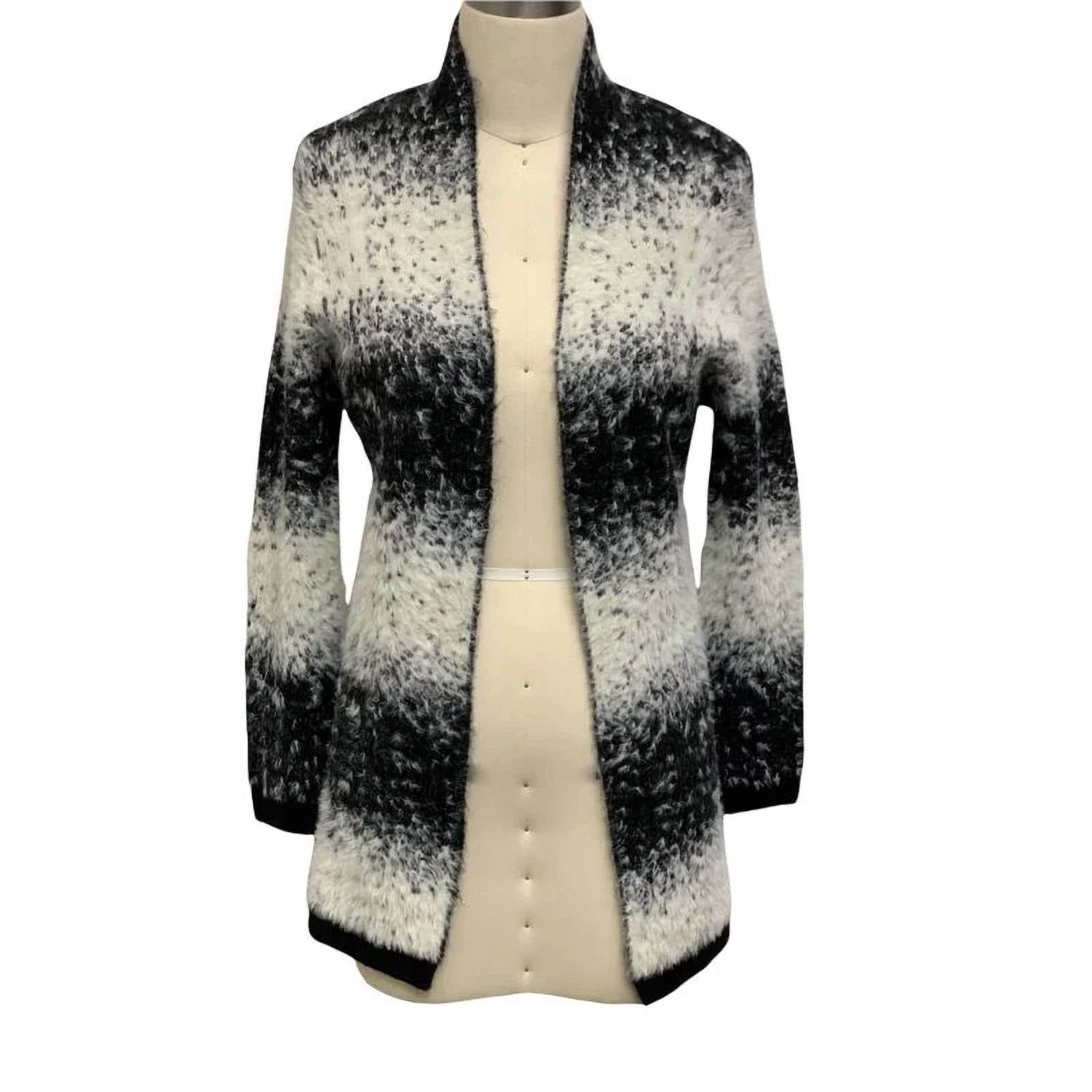 Doe And Rae - Women's Ombre Open Front Cardigan Sweater