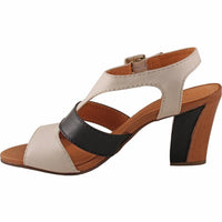 Klimini - Women's Leather Open Toe Slingback Sandals
