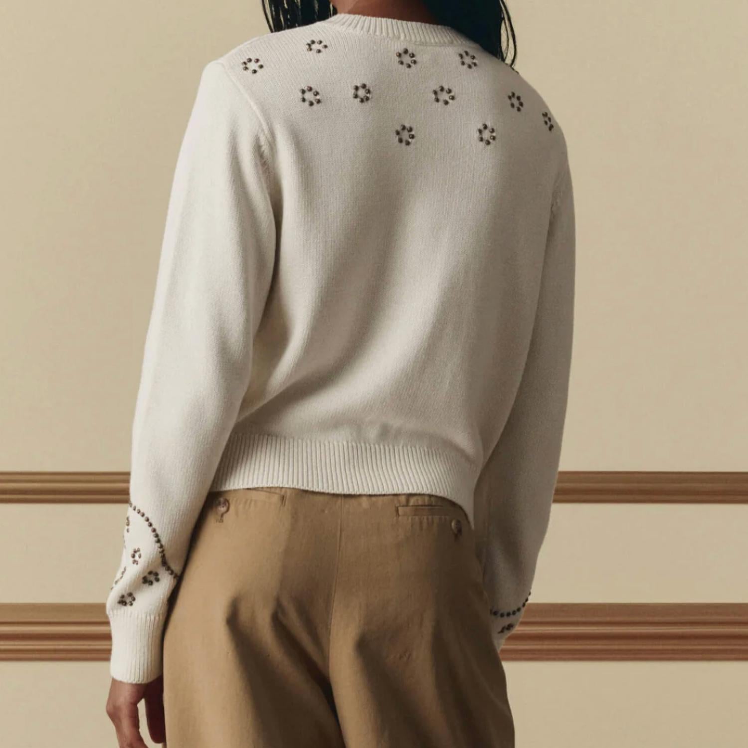 The Great. - Studded Cardigan