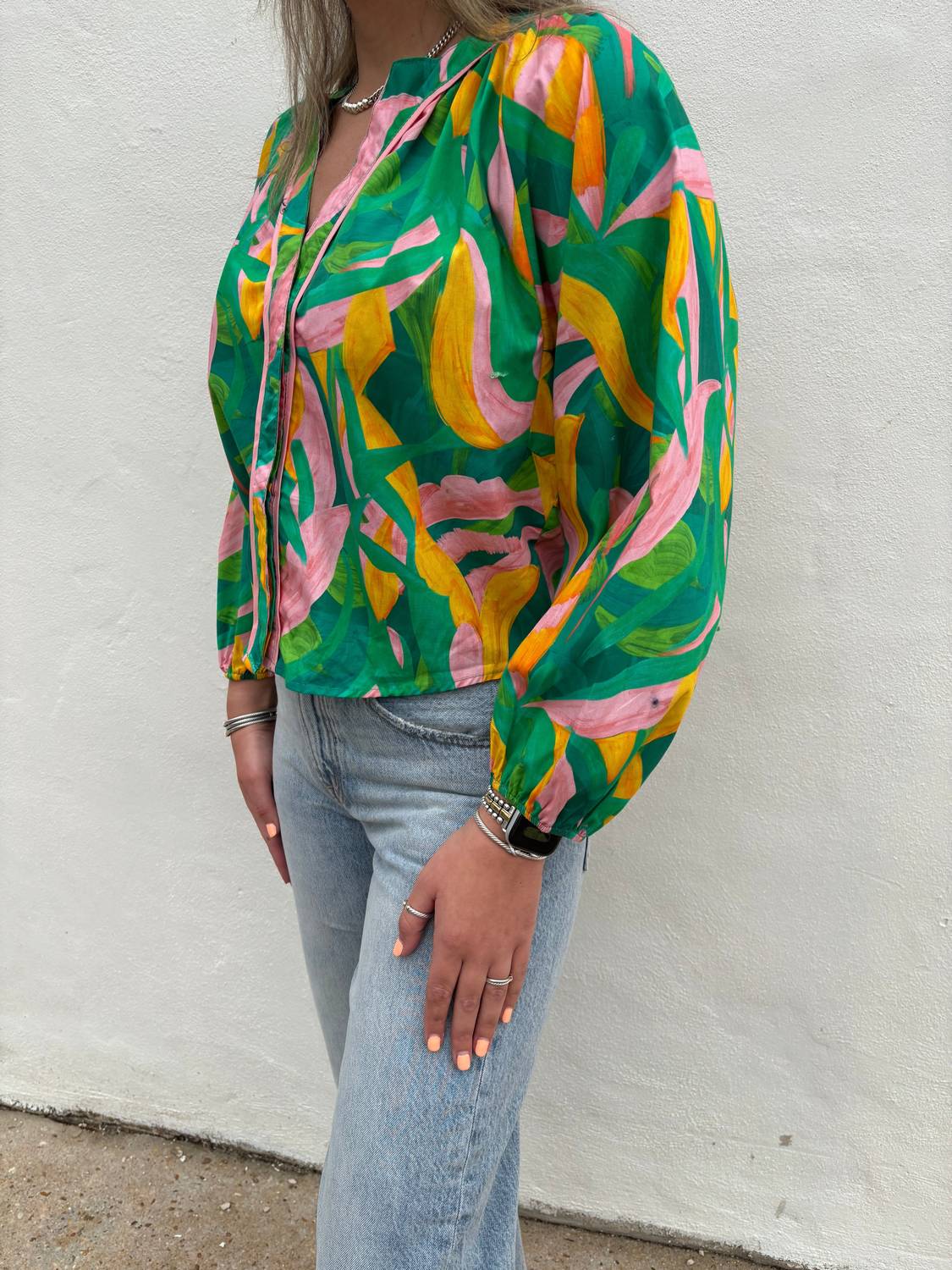 Sincerely Ours - Tropical Rush Blakely Top
