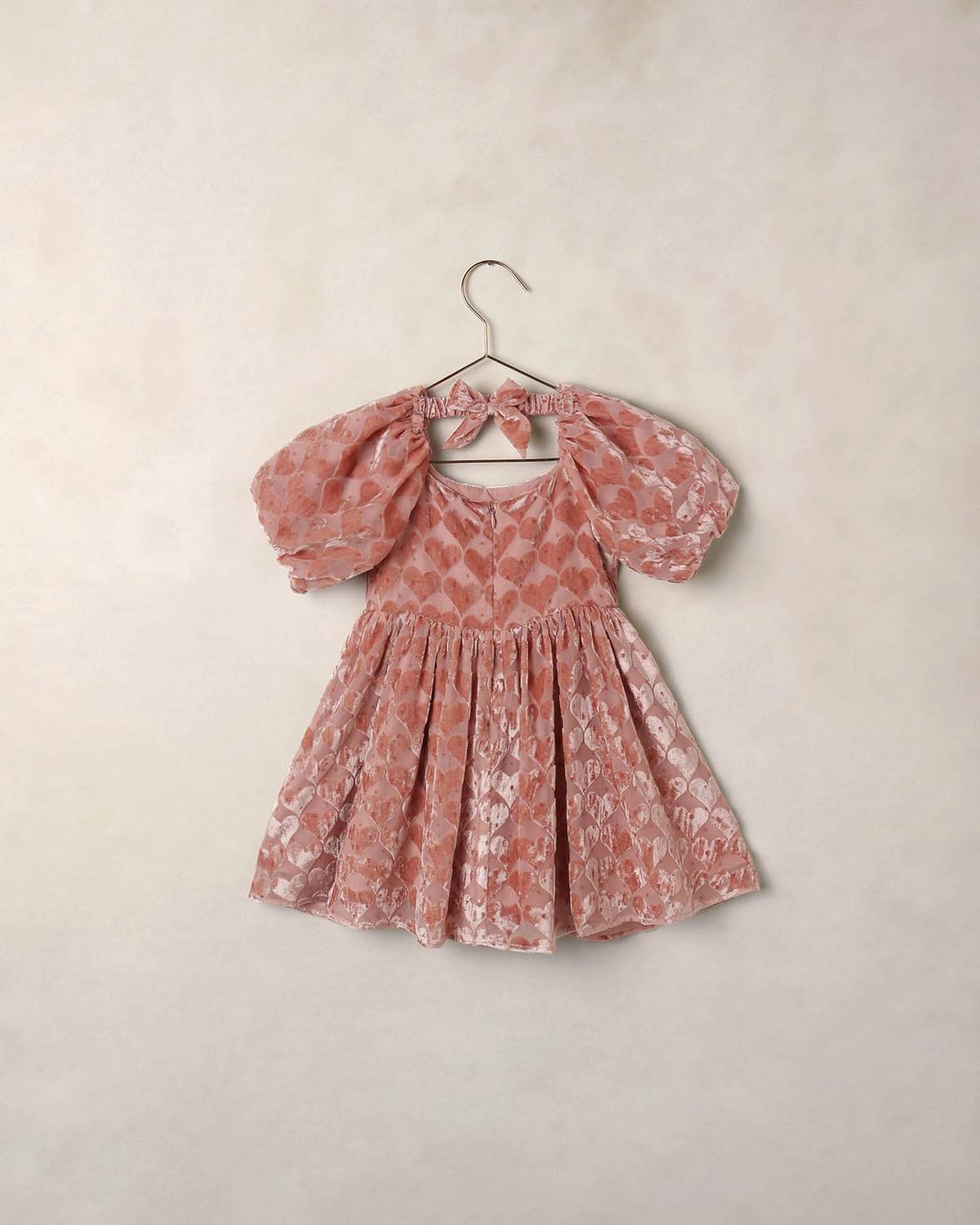 NORALEE Nina Dress in lipstick hearts - kids' dress - view 5