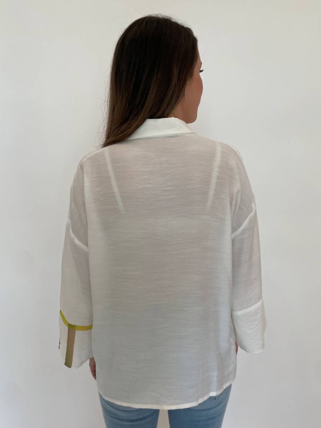 Ozai N Ku - Asymmetric Collared Shirt