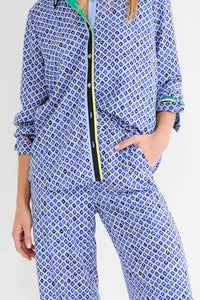 Nic + Zoe - Mosaic Trimmed Shirt