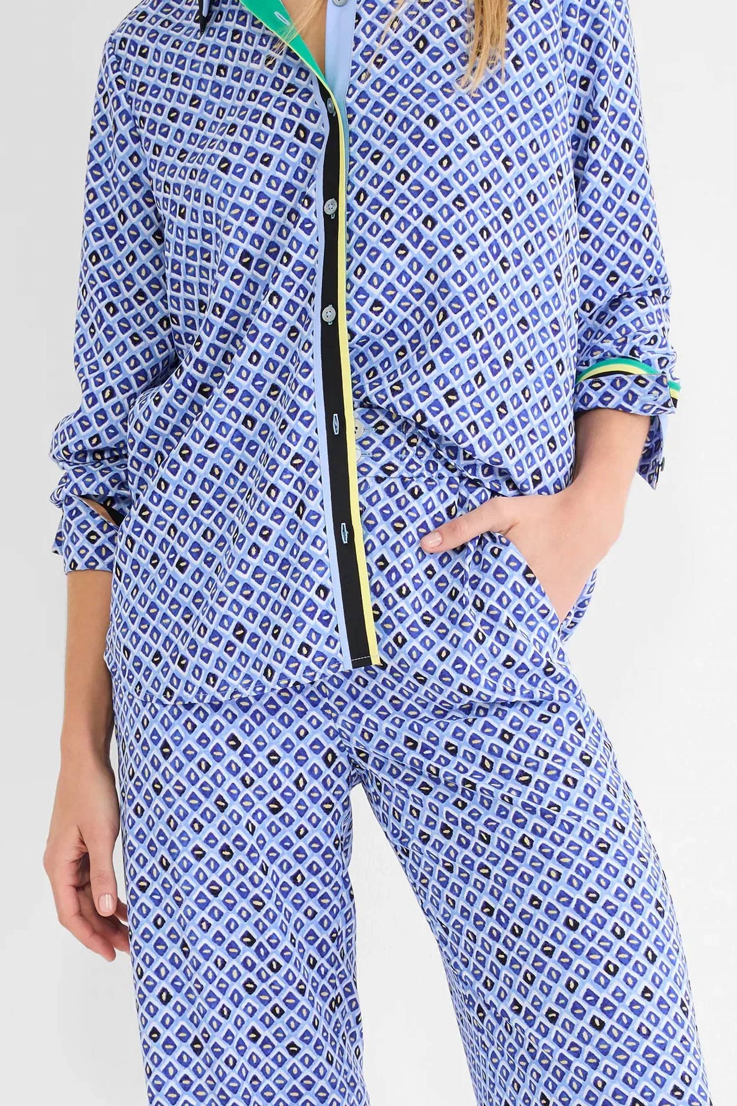Nic + Zoe - Mosaic Trimmed Shirt