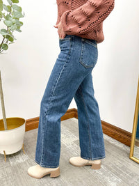 Just Black Denim - High Rise Retro Straight Leg Jeans
