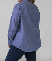 Jill Mcgowan - Joan Easy Cut Bright End On End Cotton Shirt - Plus