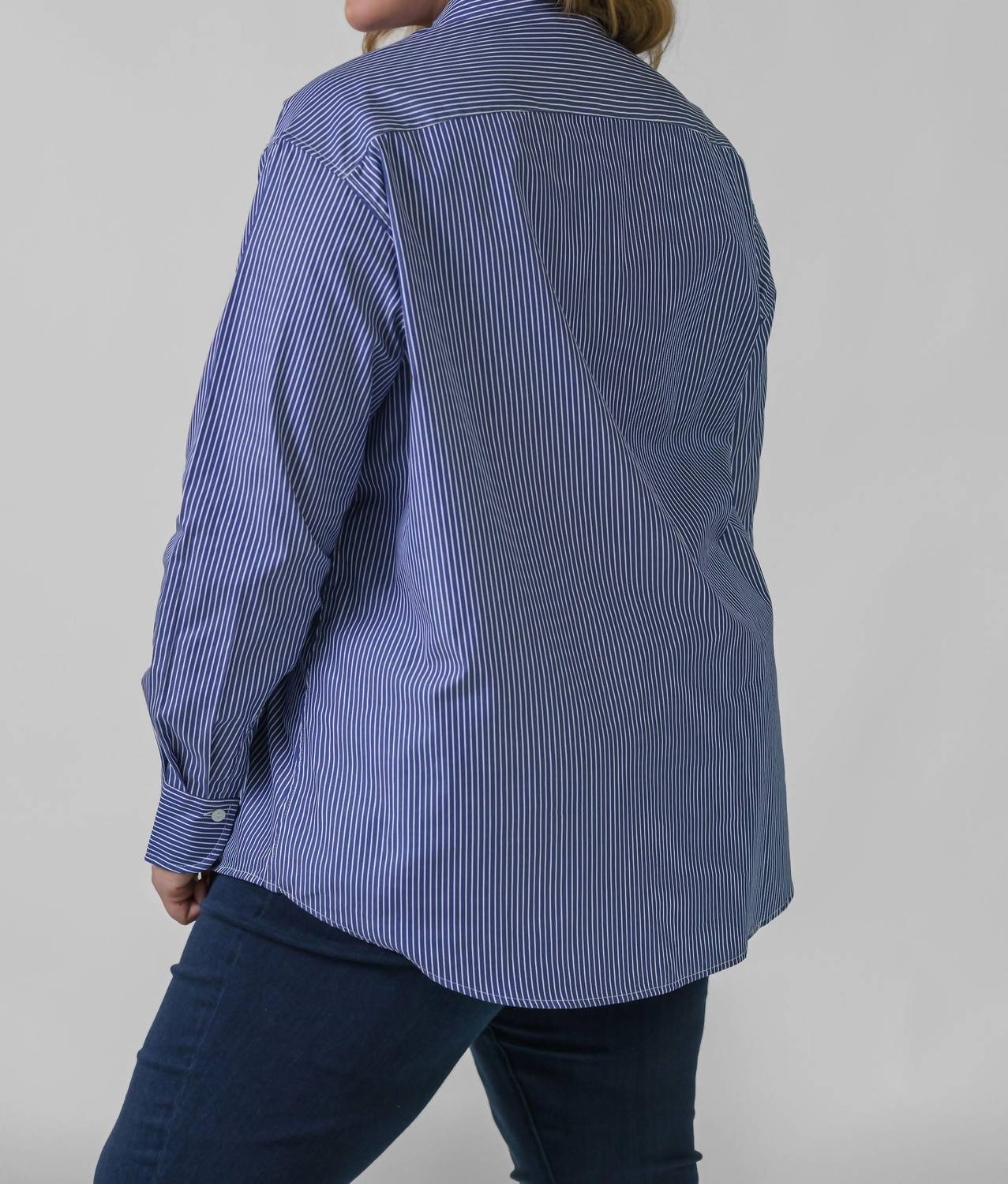Jill Mcgowan - Joan Easy Cut Bright End On End Cotton Shirt - Plus