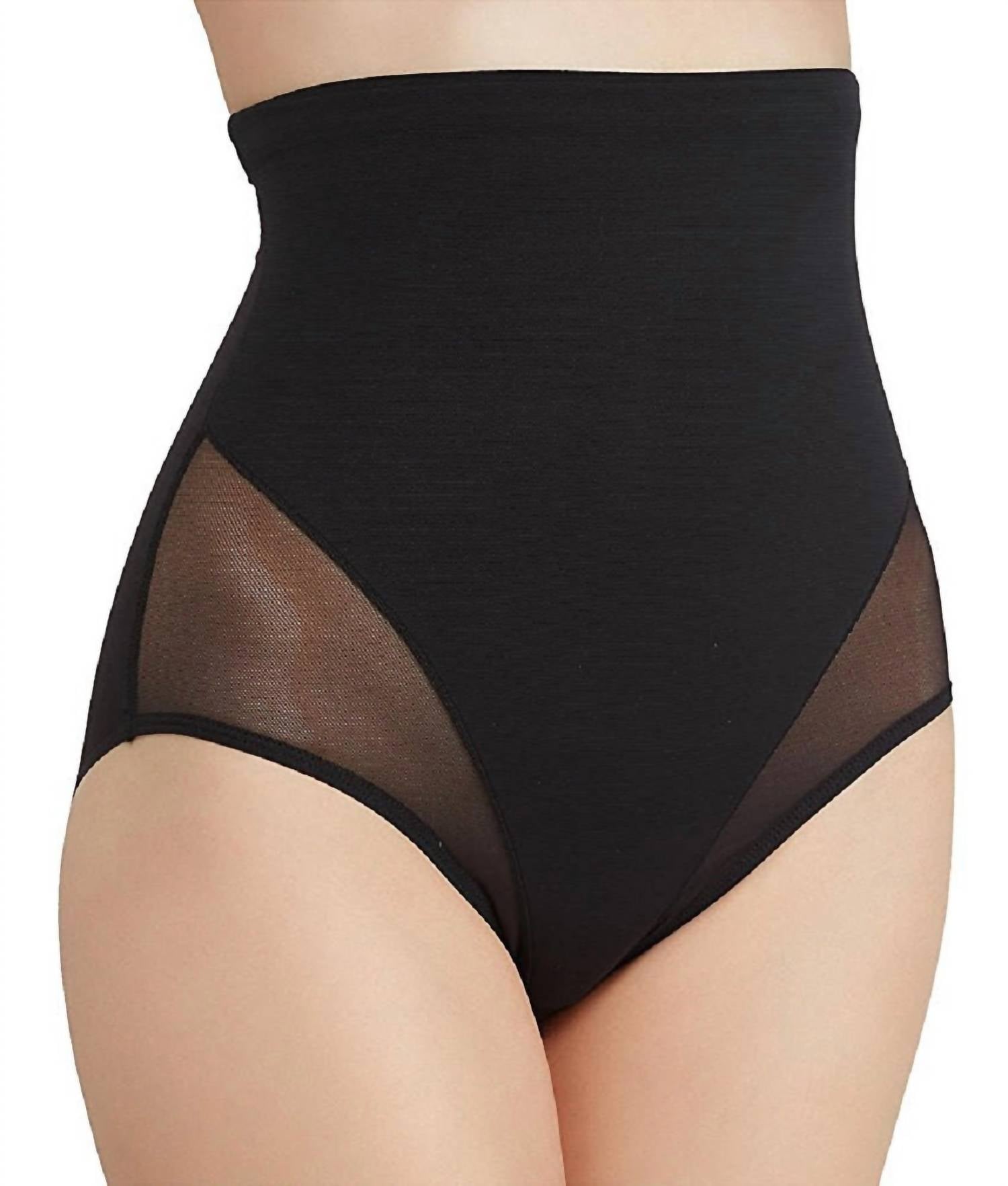 TC Fine Intimates Firm Control High-waist Shaping Brief in black - women's intimate
