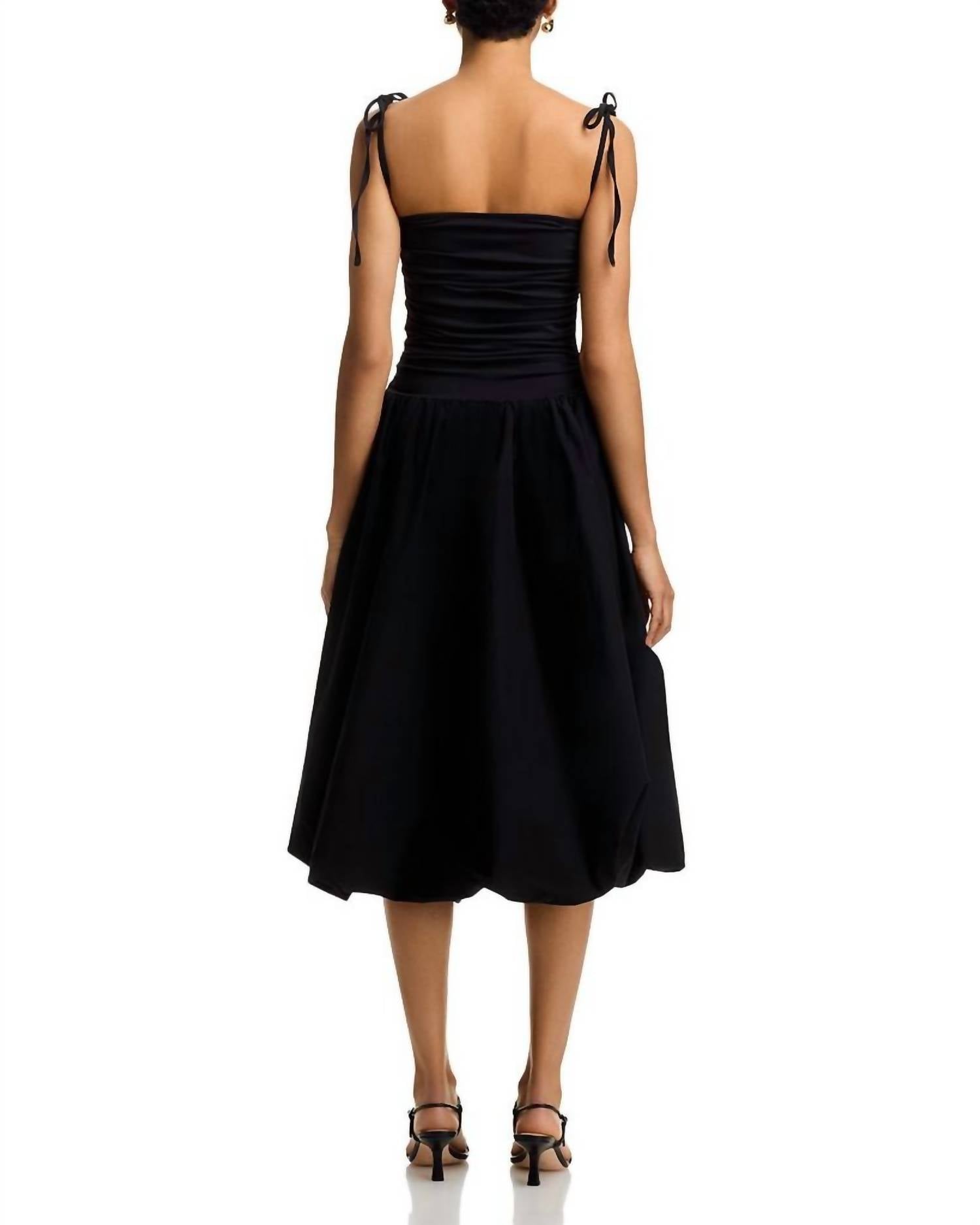 Line And Dot - Gigi Mixed Media Midi Dress