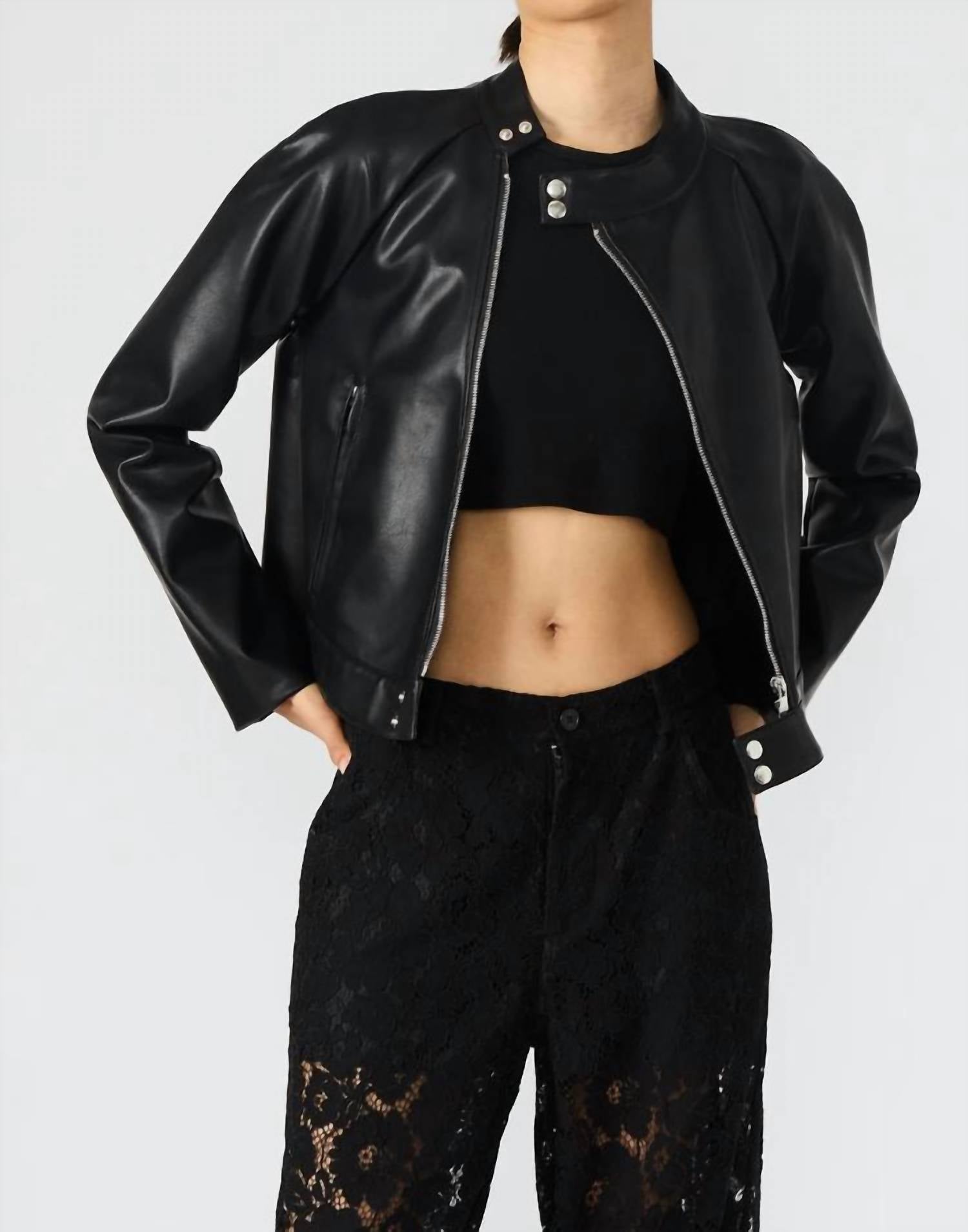 Steve Madden - Jett Faux Leather Jacket