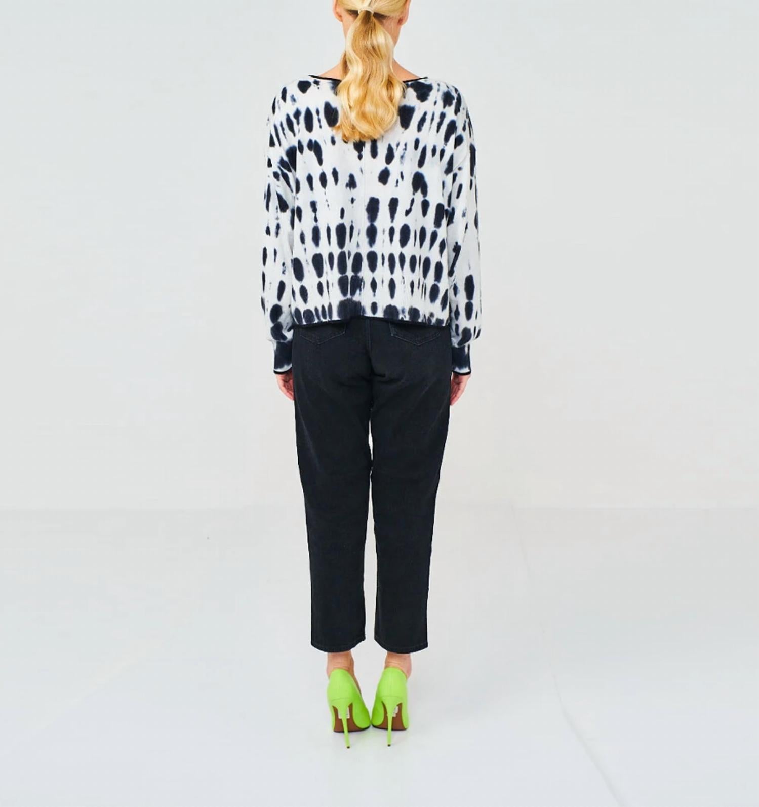 Brodie Cashmere - IMPULSE TIE-DYE CARDIGAN