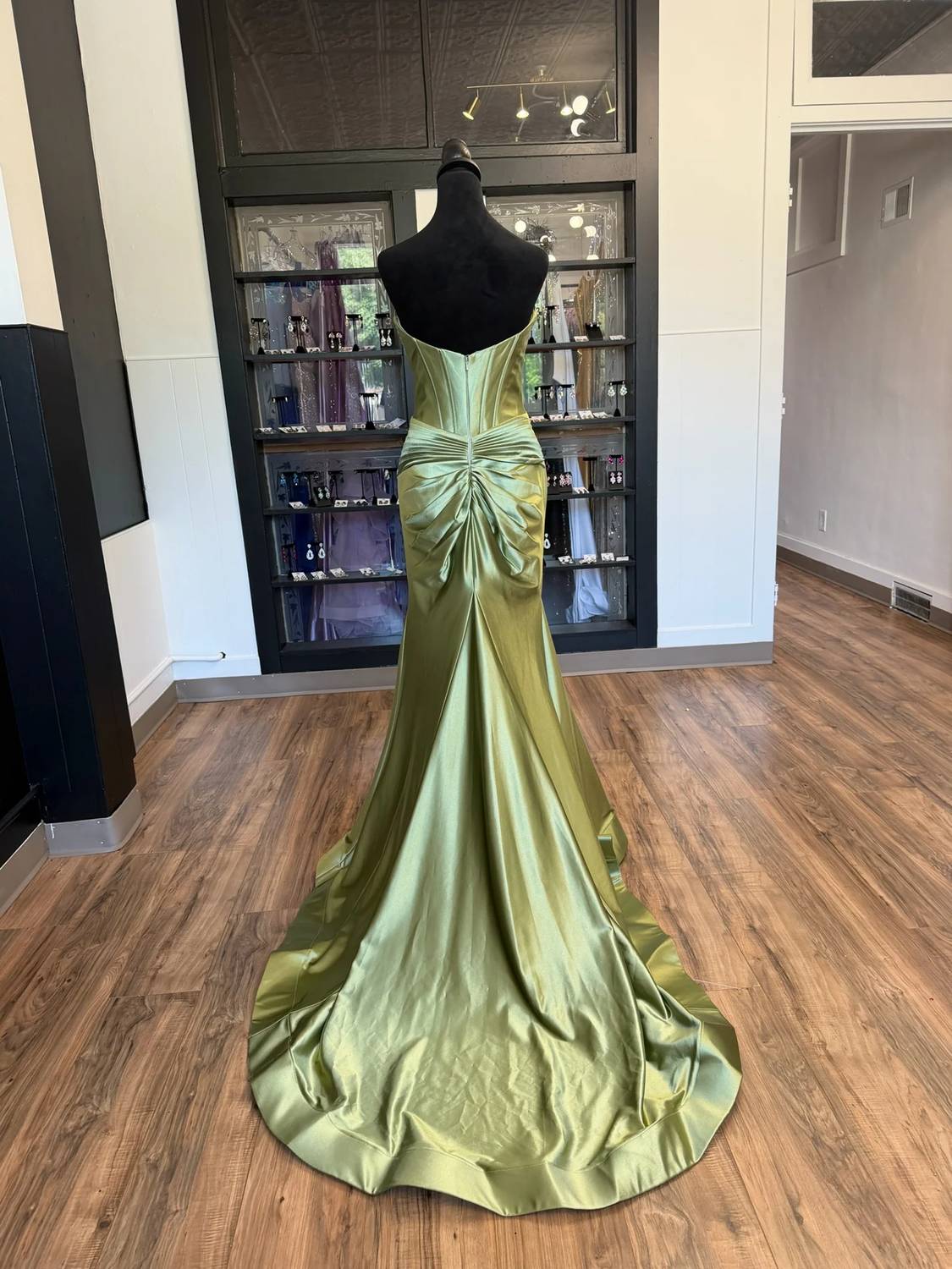 Sherri Hill - Women's Strapless Corset Fitted Dress