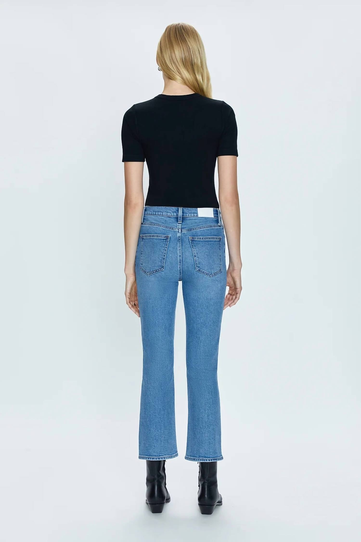 Pistola - Lennon High Rise Crop Bootcut Jean