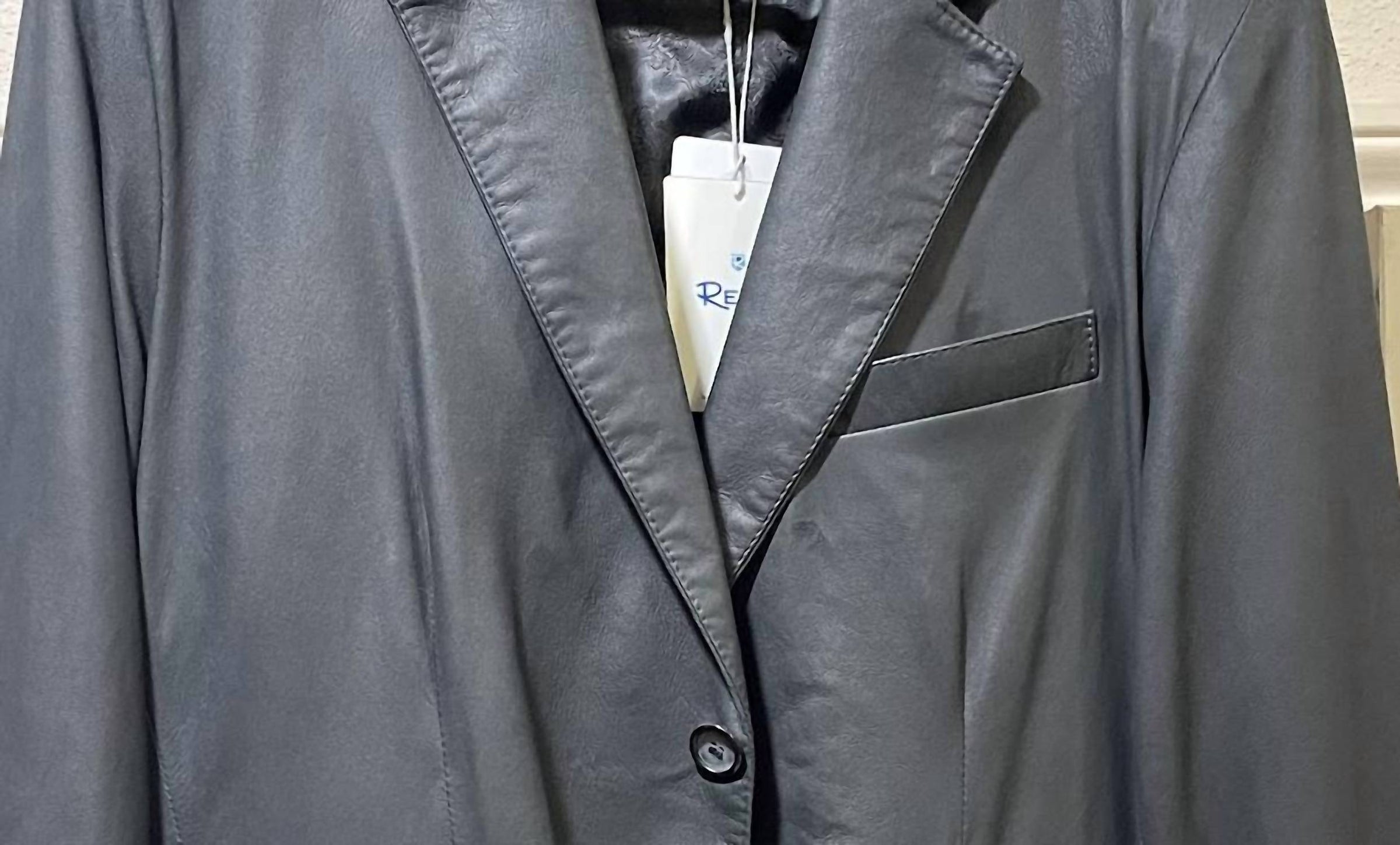 Remy Leather - Men's Classic Lambskin Leather Blazer