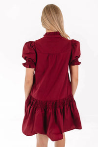 Entro - Puff Sleeve Mini Dress