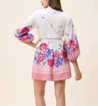 Cleobella Suvi Mini Dress in camellia - women's dress - alternate view