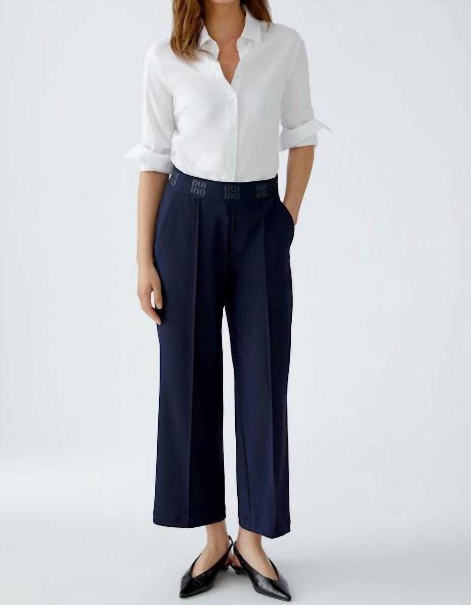 Oui - Banded Pant