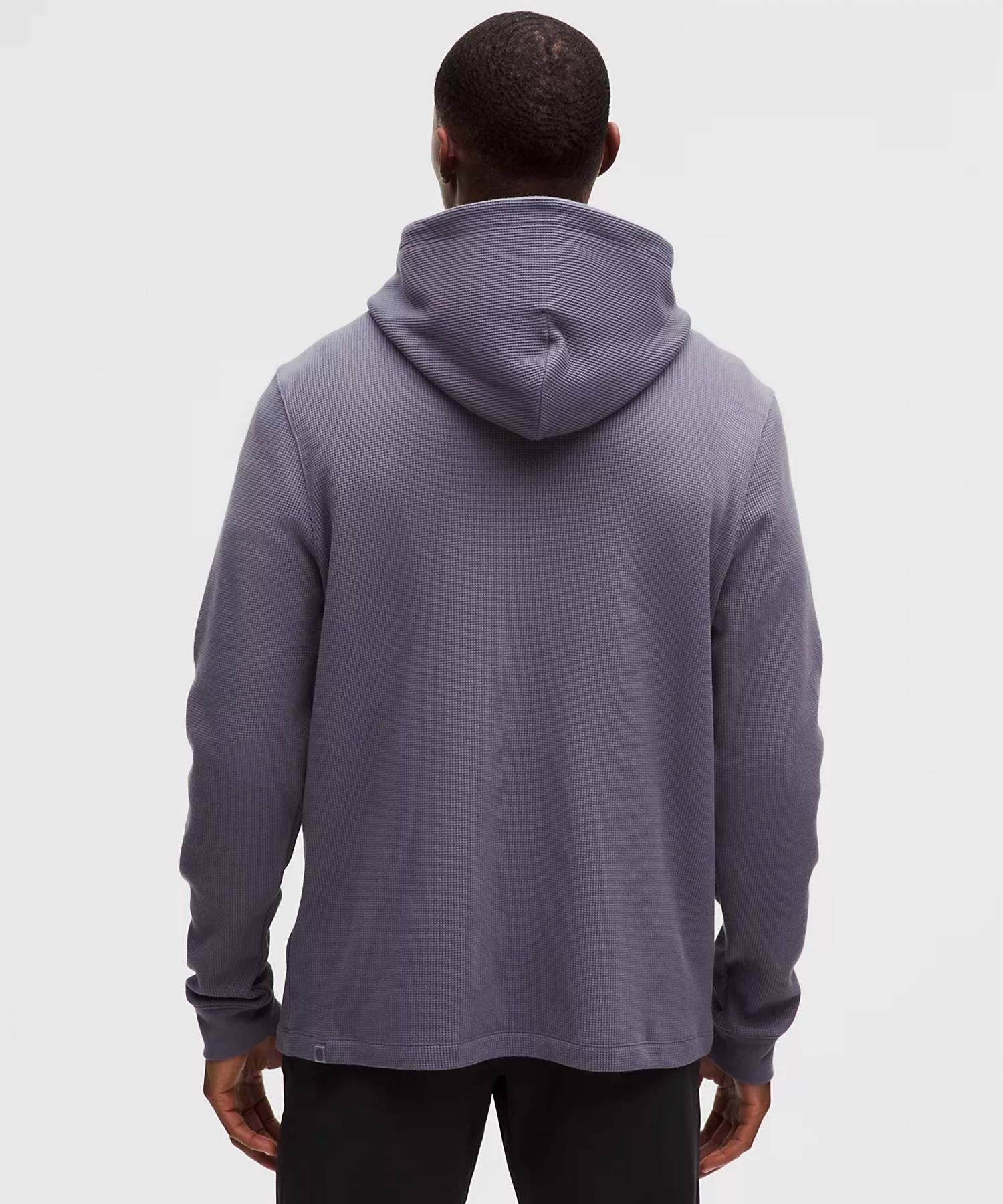 Lululemon - Men's Cotton Blend Waffle Knit Hoodie