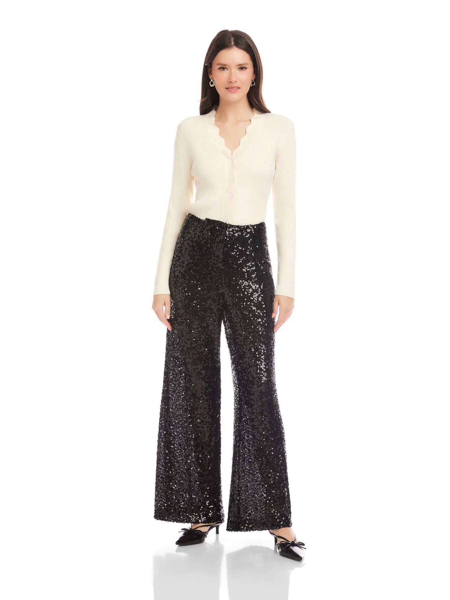 Fifteen Twenty - Lynette Sequin Trousers