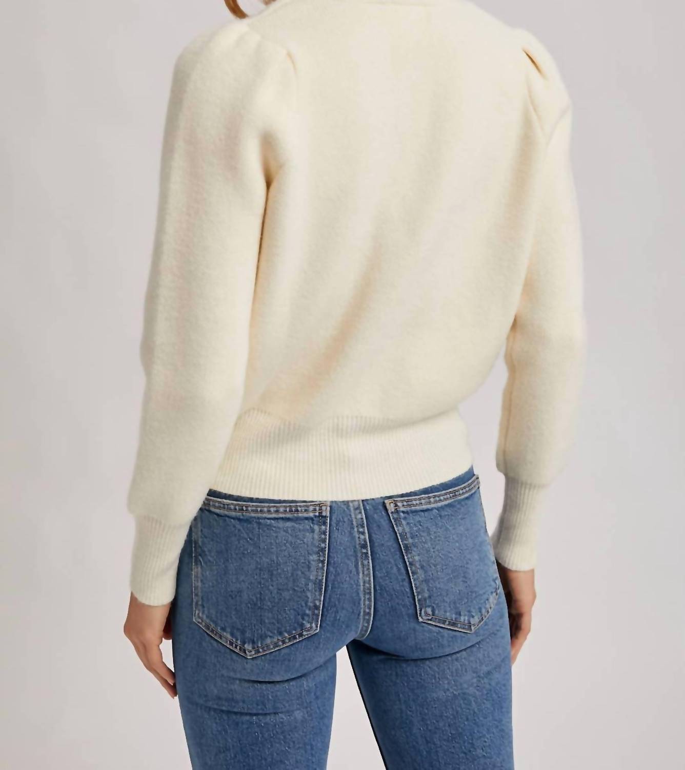Bluivy - Button Down V Neck Cardigan