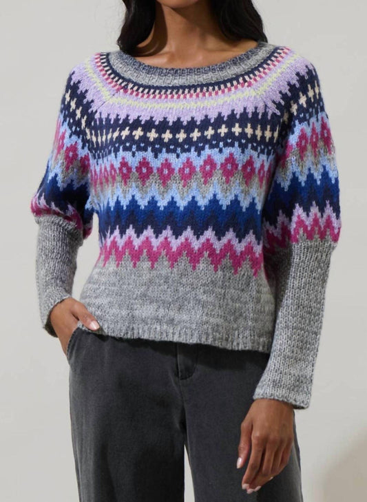 Sugarlips - Fair Isle Crewneck Sweater