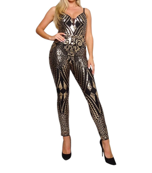 Omg Styles - Sequin Jumpsuit