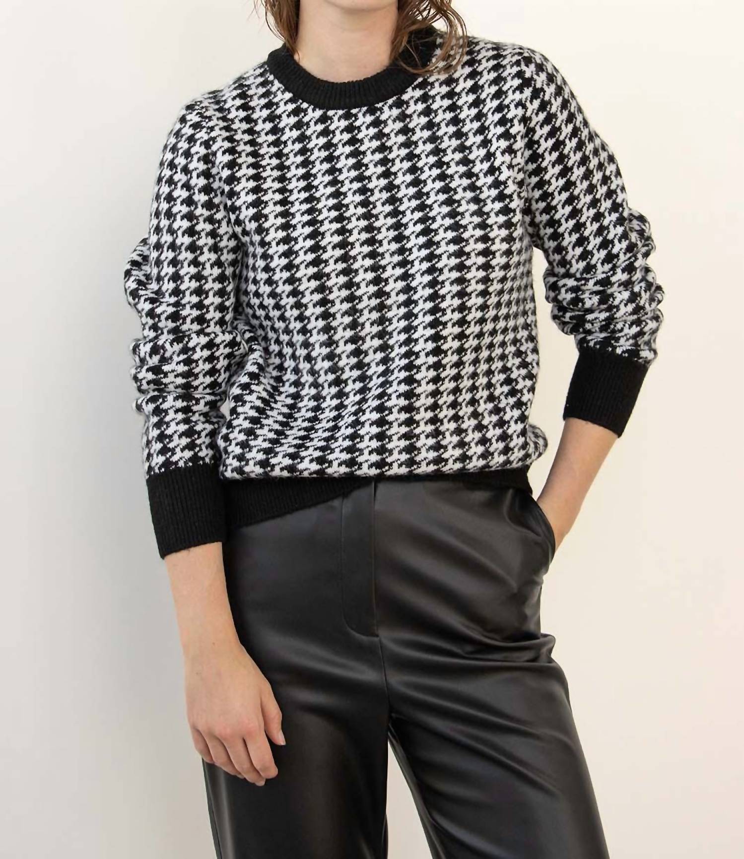 Withblack - Stella Houndstooth Pullover