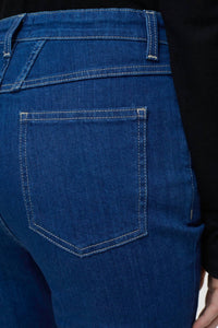 CLOSED Hi-sun High Waisted Crop Jean in dark blue - women's jeans - view 4