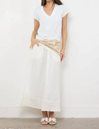 Lamade - Suri Deep V-neck Heavy Slub Tee