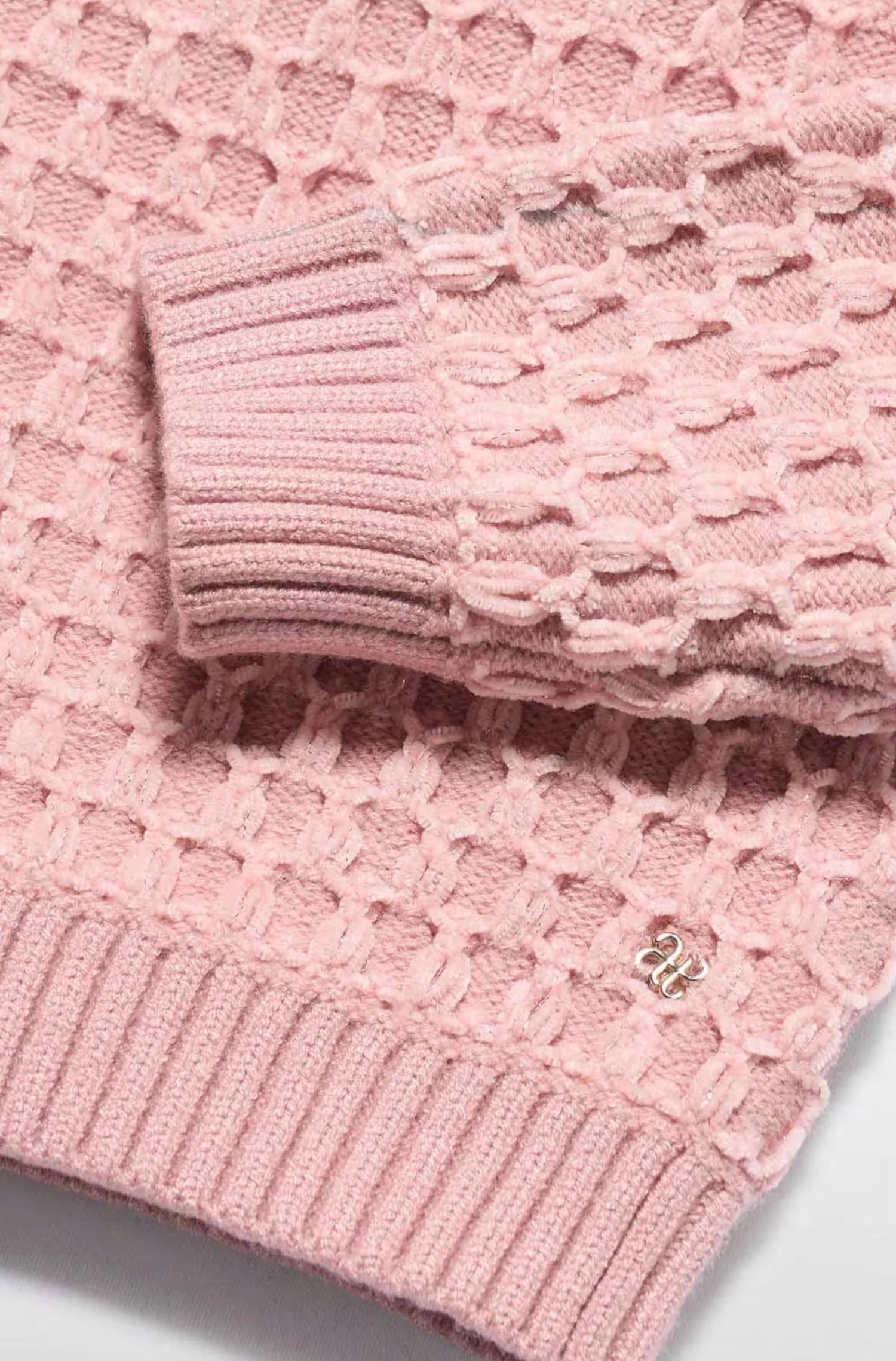 Abel & Lula - Kid's Petal Jacquard Sweater