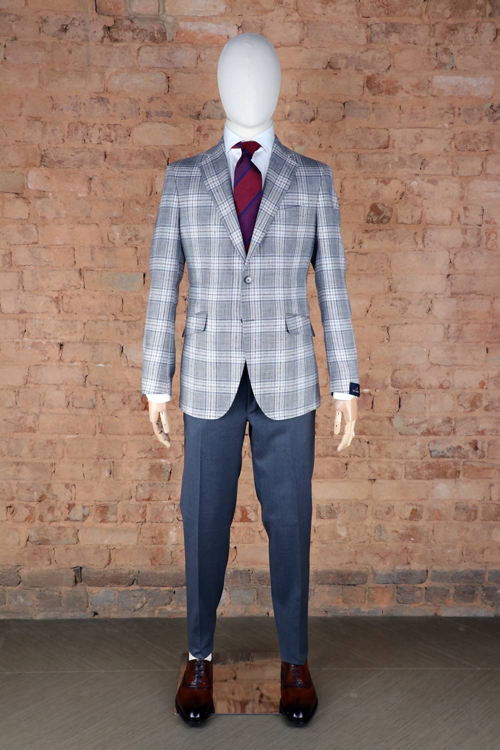 Scabal - Men's Kenton Unlined Wool, Silk, & Linen Soft Coat