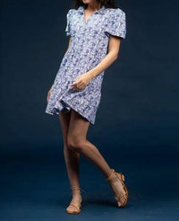 SMITH & QUINN Navy Dress in bluebonnet - women's dress - alternate view