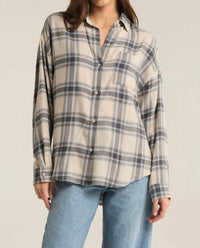 Z Supply - River Plaid Button Up Shirt