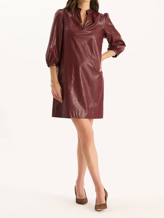 Tyler Boe - Sherri Vegan Leather Mini Dress