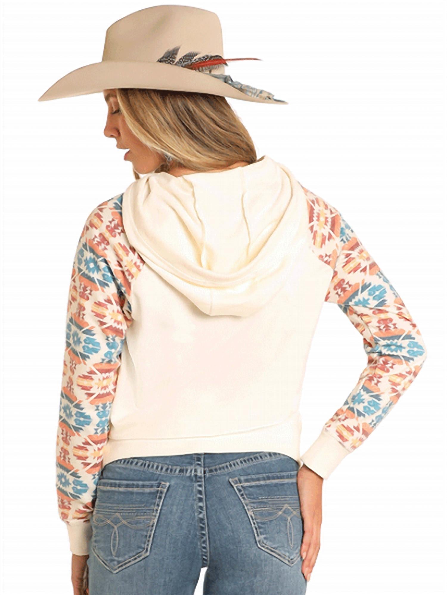 Rock & Roll Denim - Aztec Western Pullover Sweater